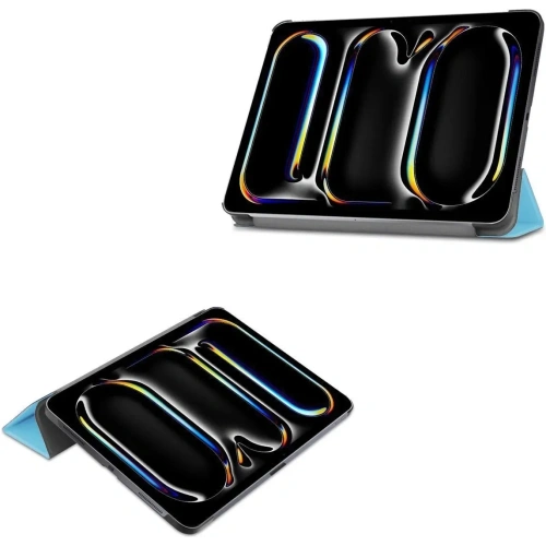 Etui Bizon Case Tab Croc do iPad Pro 11" 5 gen. 2024 błęktine