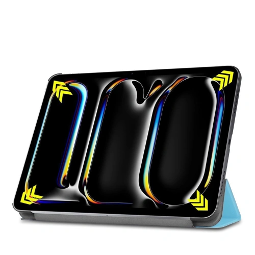 Etui Bizon Case Tab Croc do iPad Pro 11" 5 gen. 2024 błęktine