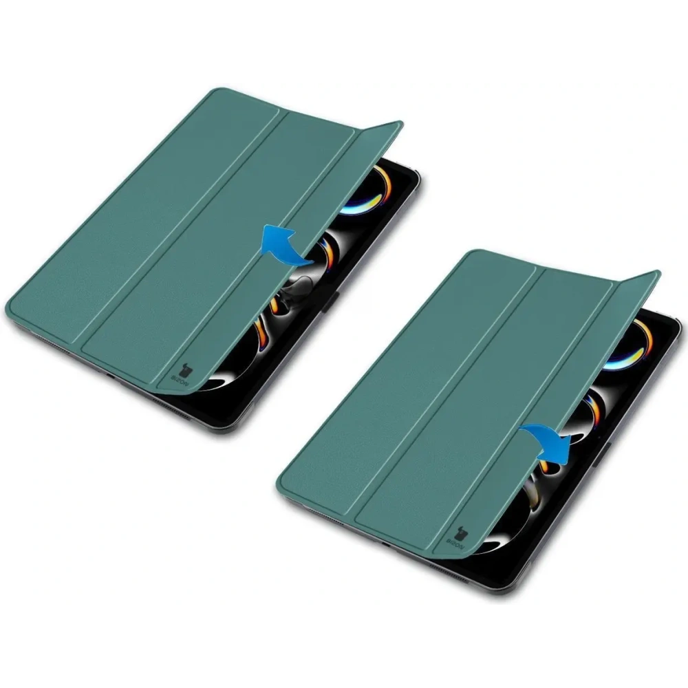 Wholesale Bizon Case Tab Croc Apple iPad Pro 11" 5 gen. 2024 dark green - BIZ5672 - {ean13} - Hurt