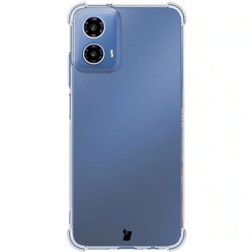 Etui + 2x szkło na ekran + obiektyw Bizon Case Clear Pack do Motorola Moto G34 5G przezroczyste