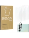 BIZON Clear 3x sticlă pentru ecran + sticlă pentru cameră Samsung Galaxy M55 5G