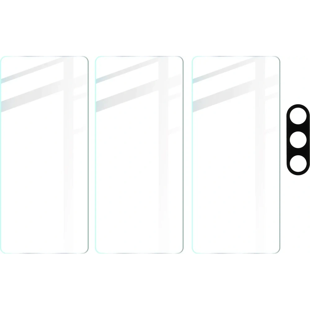 Hurtownia GSM - BIZON Clear 3x képernyő üveg + kamera üveg Samsung Galaxy M55 5G - BIZ5104 - {ean13} - Hurt