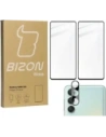 BIZON Edge 2x képernyő üveg + kamera üveg Samsung Galaxy M55 5G