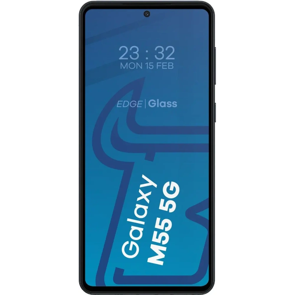Wholesale BIZON Edge 2x screen glass + camera glass Samsung Galaxy M55 5G - BIZ5676 - {ean13} - Hurt