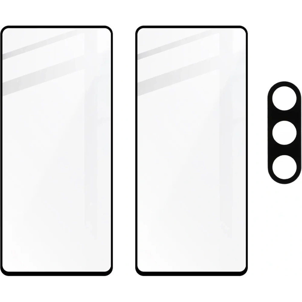 Wholesale BIZON Edge 2x screen glass + camera glass Samsung Galaxy M55 5G - BIZ5676 - {ean13} - Hurt