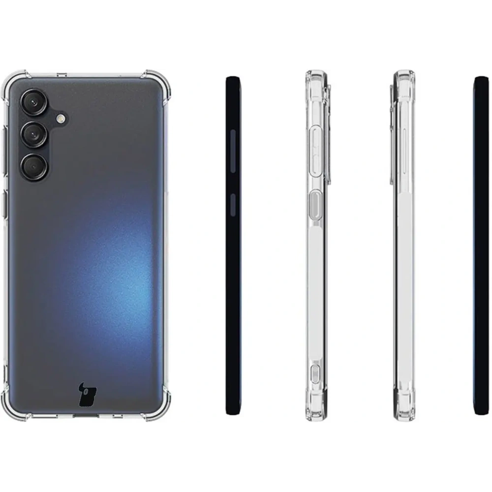 Hurtownia GSM - Etui + 2x szkło na ekran + obiektyw Bizon Case Clear Pack do Samsung Galaxy M55 5G przezroczyste - BIZ5677 - {ean13} - Hurt