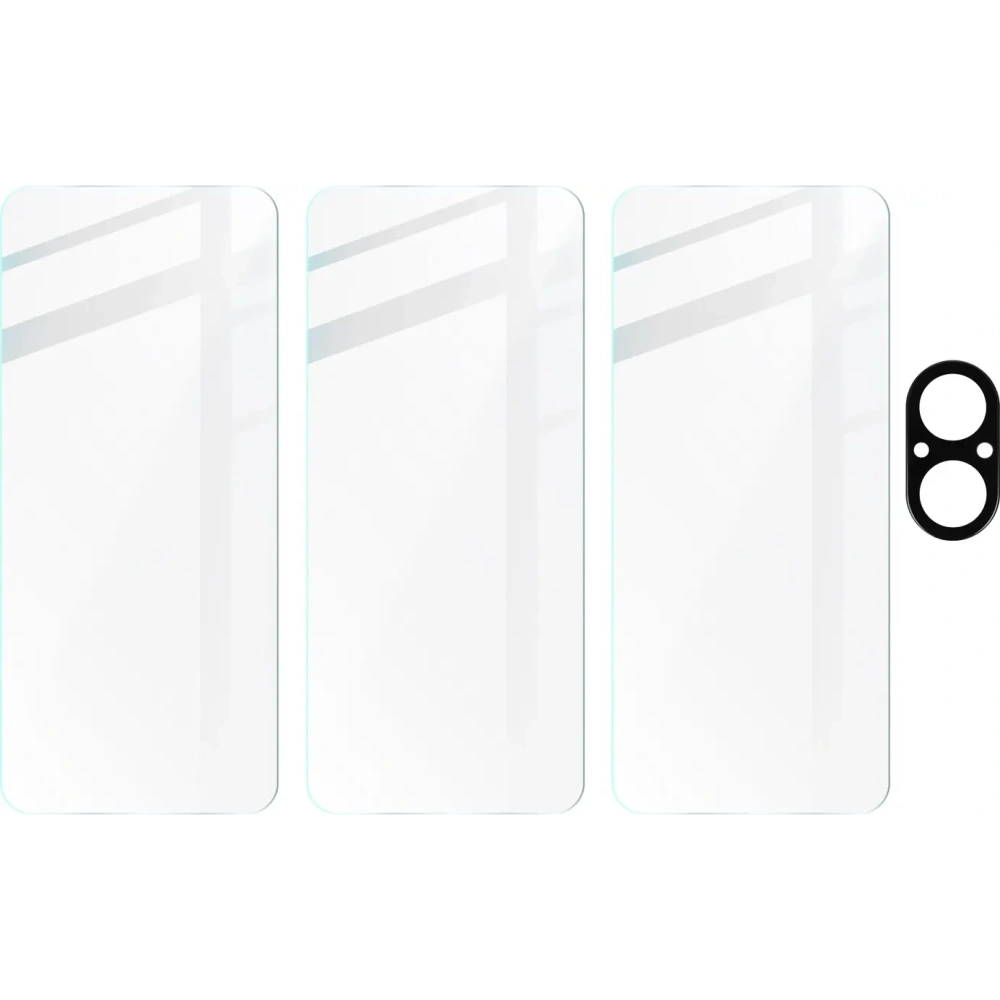 Hurtownia GSM - 3x Szkło na ekran + szkło na aparat BIZON Clear do Realme C67 4G - BIZ5107 - {ean13} - Hurt