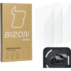 Hurtownia GSM - BIZON Clear 3x kijelző üveg + kamera üveg Nothing Phone (2a) - BIZ5680 - {ean13} - Hurt
