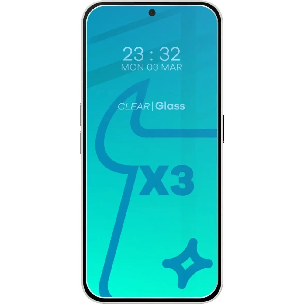 Hurtownia GSM - BIZON Clear 3x sticlă pentru ecran + sticlă pentru cameră Nothing Phone (2a) - BIZ5680 - {ean13} - Hurt