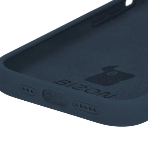 Silikonowe etui Bizon Soft Case do Apple iPhone 14 Pro ciemnoniebieskie