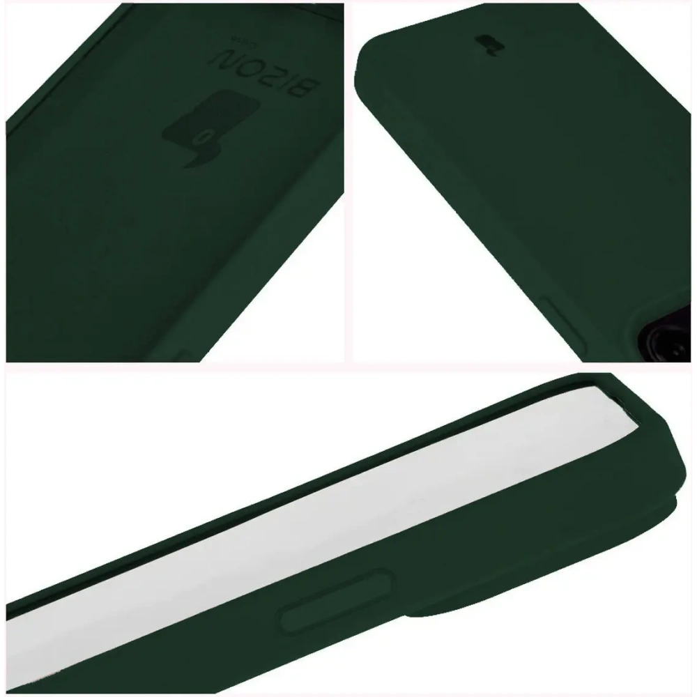 Hurtownia GSM - Silikonowe etui Bizon Soft Case do Apple iPhone 14 Pro Max ciemnozielone - BIZ5123 - {ean13} - Hurt