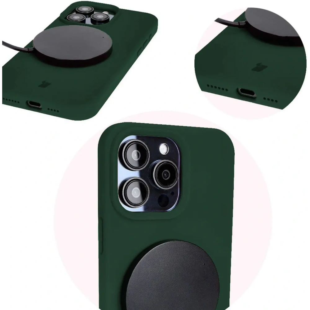 Hurtownia GSM - Bizon Soft Case Apple iPhone 14 Pro Max dunkelgrün - BIZ5123 - {ean13} - Hurt
