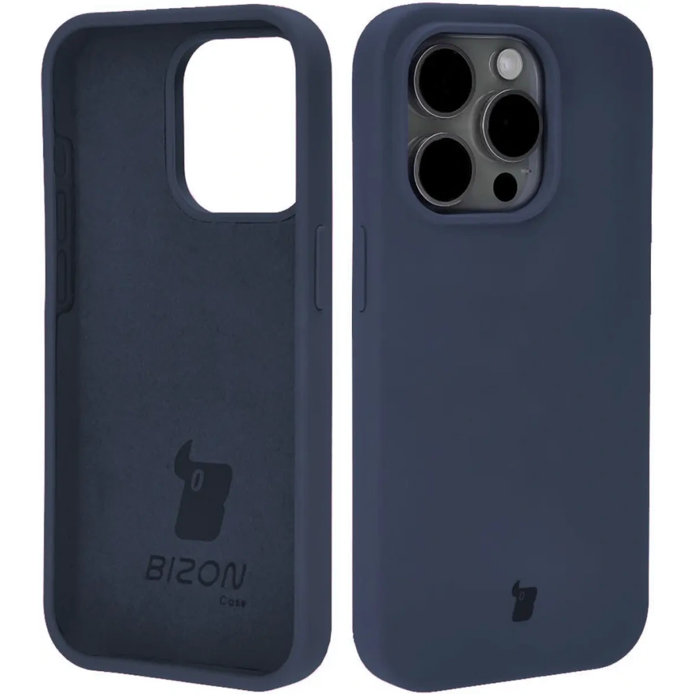 Hurtownia GSM - Bizon Soft Case Apple iPhone 15 Pro sötétkék - BIZ5684 - {ean13} - Hurt