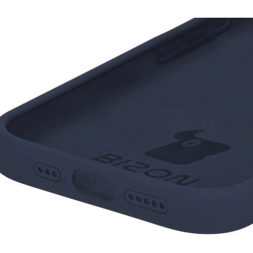 Silikonowe etui Bizon Soft Case do Apple iPhone 15 Pro ciemnoniebieskie