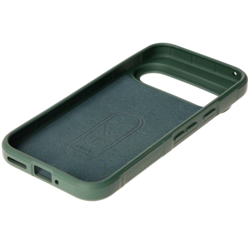 Pancerne etui Bizon Case Tur do Google Pixel 9 / 9 Pro ciemnozielone