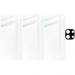 3x Szkło na ekran + szkło na aparat BIZON Clear do Xiaomi Redmi Note 13 4G