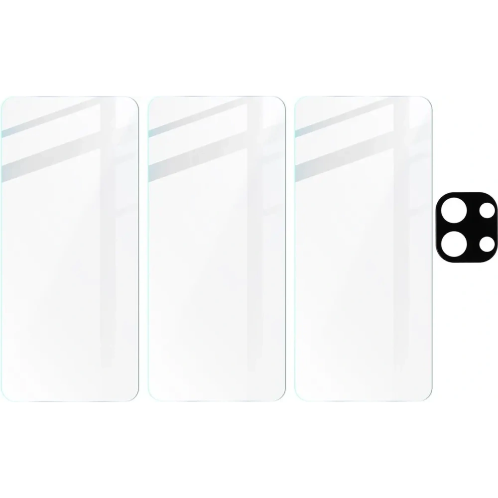 Hurtownia GSM - BIZON Clear 3x képernyő üveg + kamera üveg Xiaomi Redmi Note 13 4G - BIZ5149 - {ean13} - Hurt