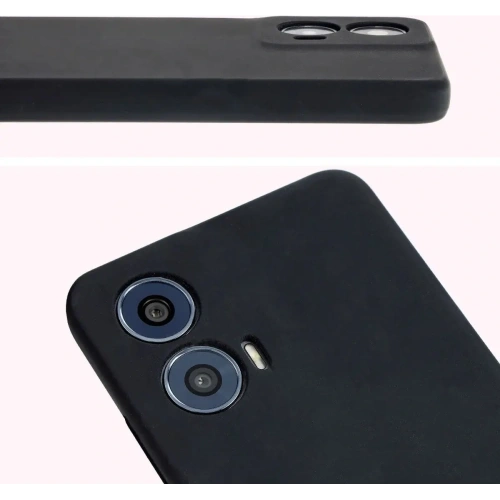 Silikonowe etui Bizon Soft Case do Motorola Moto G24 / G24 Power czarne
