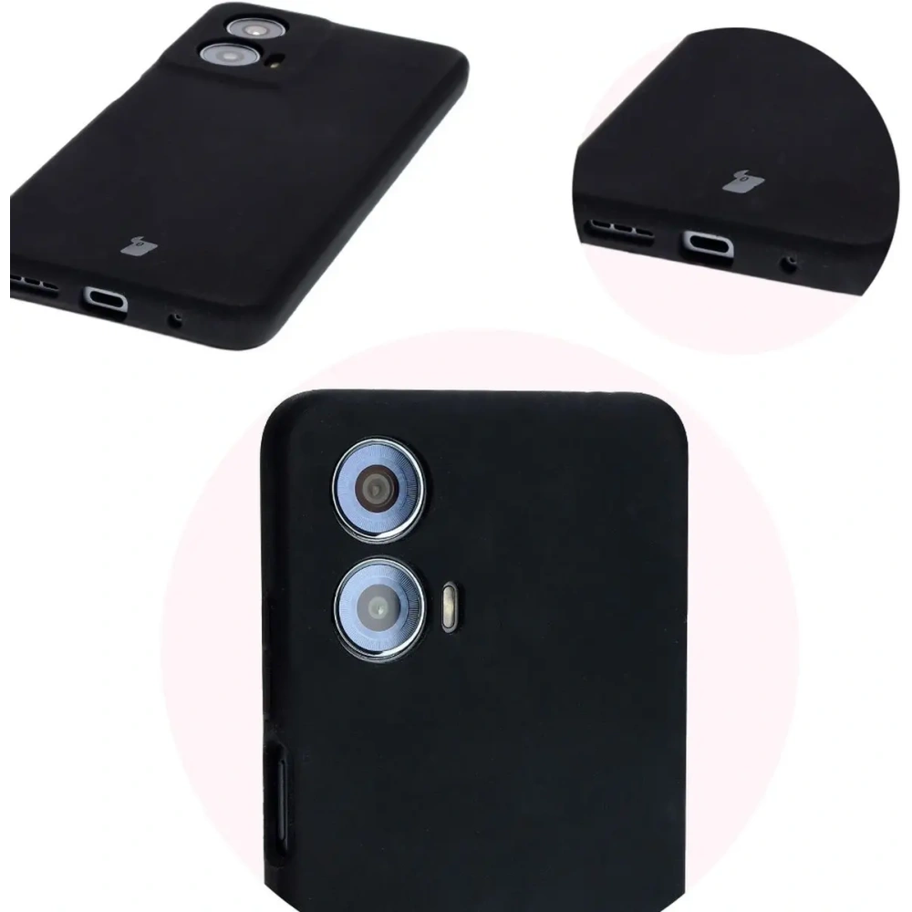 Hurtownia GSM - Bizon Soft Case Motorola Moto G24 / G24 Power negru - BIZ5150 - {ean13} - Hurt