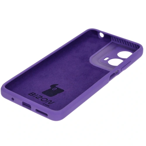 Silikonowe etui Bizon Soft Case do Motorola Moto G24 / G24 Power fioletowe