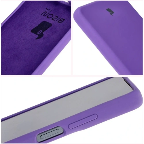 Silikonowe etui Bizon Soft Case do Motorola Moto G24 / G24 Power fioletowe