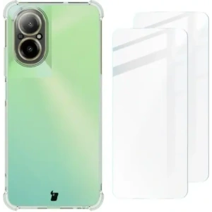 Hurtownia GSM - Bizon Case Clear Pack Hülle + 2x Displayschutzglas für Realme C67 4G klar - BIZ5161 - {ean13} - Hurt
