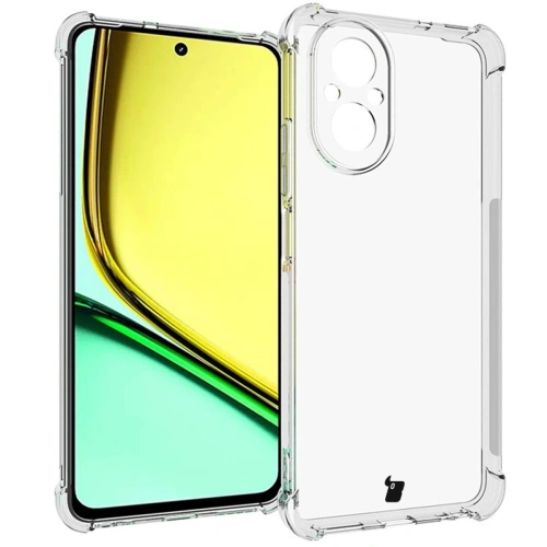 Etui + 2x szkło na ekran Bizon Case Clear Pack do Realme C67 4G przezroczyste