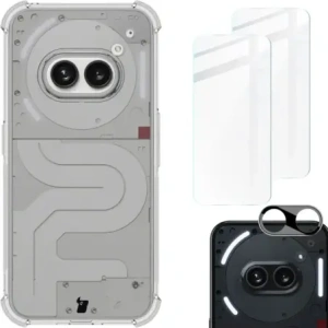 Hurtownia GSM - Bizon Case Clear Pack tok + 2x kijelzőüveg + lencseüveg Nothing Phone (2a) átlátszó - BIZ5705 - {ean13} - Hurt