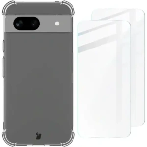 Hurtownia GSM - Etui + 2x sklo na obraz Bizon Case Clear Pack do Google Pixel 8a průhledné - BIZ5163 - {ean13} - Hurt