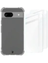 Bizon Case Clear Pack case + 2x screen glass Google Pixel 8a clear