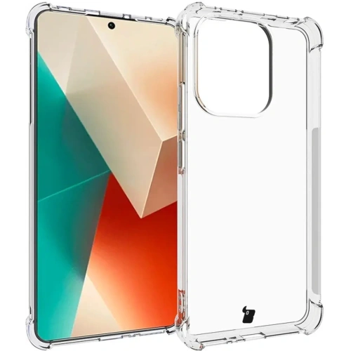 Etui + 2x szkło na ekran Bizon Case Clear Pack do Xiaomi Redmi Note 13 4G przezroczyste