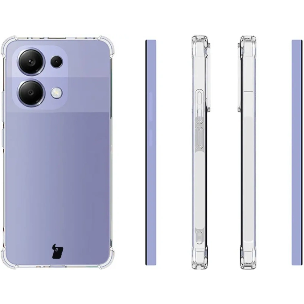 Hurtownia GSM - Bizon Case Clear Pack tok + 2x kijelző üveg Xiaomi Redmi Note 13 4G átlátszó - BIZ5164 - {ean13} - Hurt