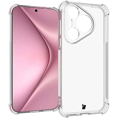 Etui + 2x szkło na ekran Bizon Case Clear Pack do Huawei Pura 70 przezroczyste