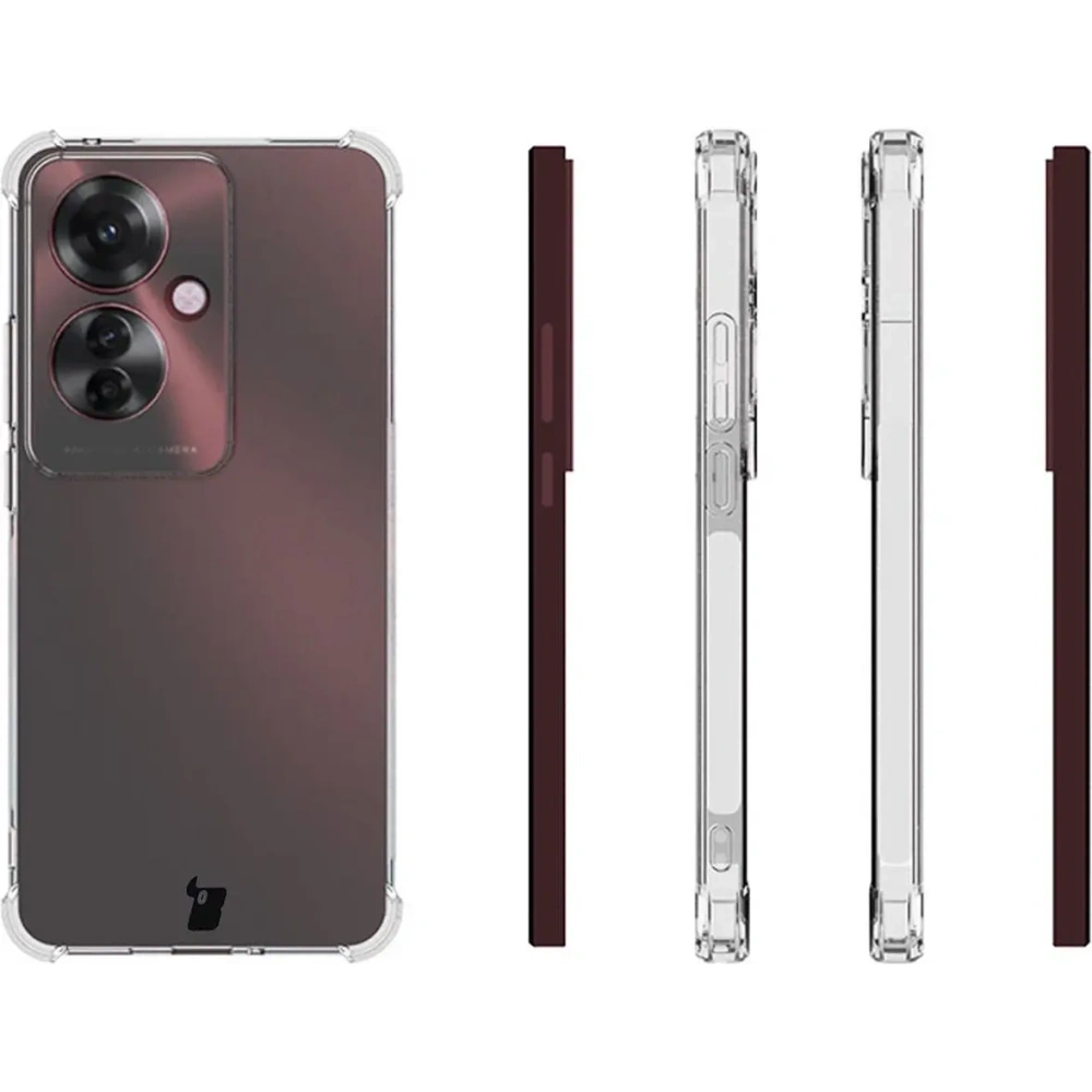 Hurtownia GSM - Bizon Case Clear Pack husă + 2x folie de protecție pentru ecran Oppo Reno11 F 5G transparentă - BIZ5709 - {ean13} - Hurt