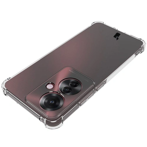 Etui + 2x folia Bizon Case Clear Pack do Oppo Reno11 F 5G przezroczyste