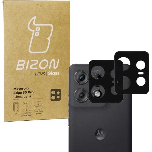Szkło na aparat Bizon Glass Lens do Motorola Egde 50 Pro [2 PACK]