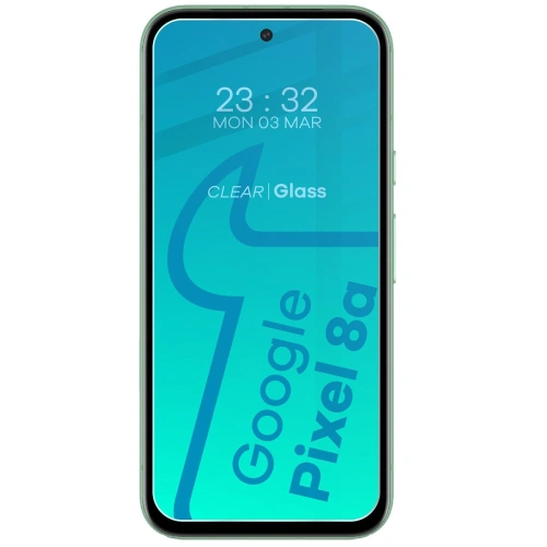 3x Szkło na ekran + szkło na aparat BIZON Clear do Google Pixel 8a