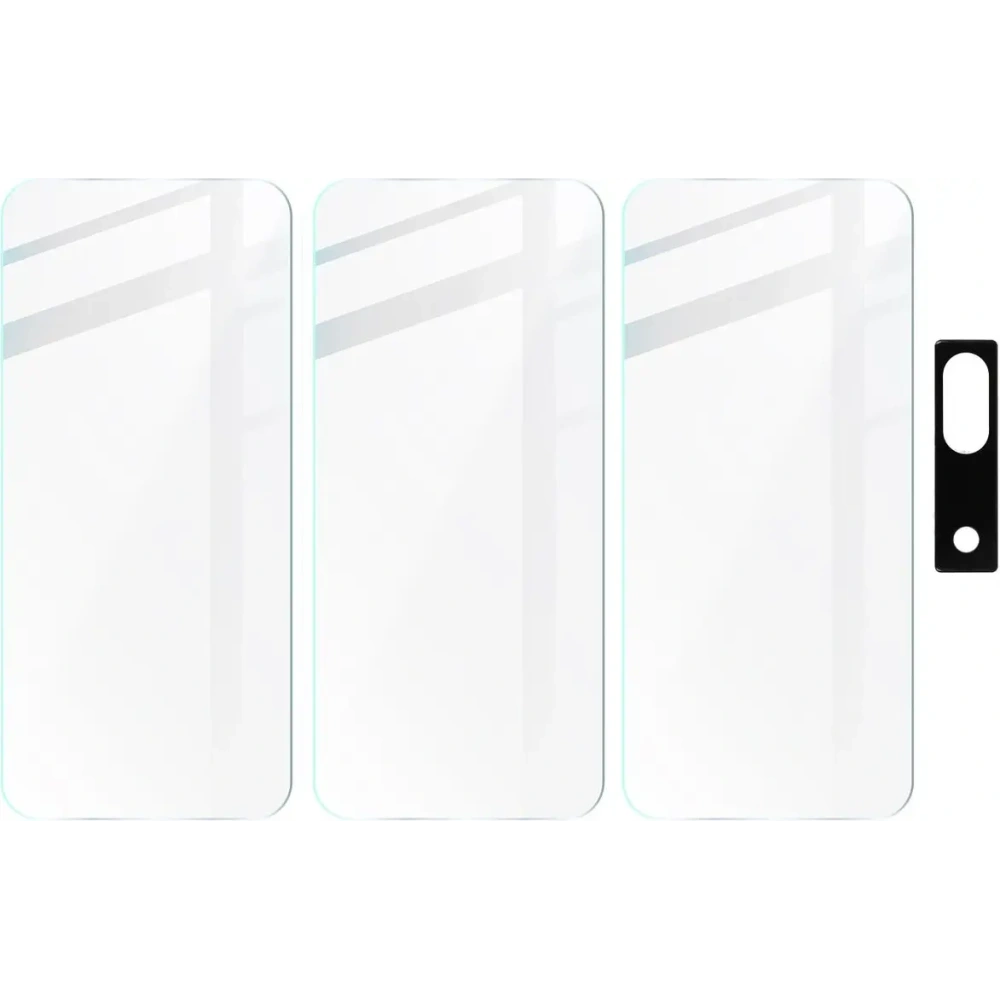 Hurtownia GSM - BIZON Clear 3x sticlă de ecran + sticlă de cameră Google Pixel 8a - BIZ5175 - {ean13} - Hurt