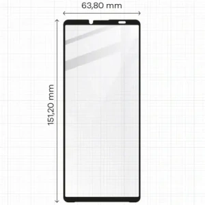 Hurtownia GSM - Bizon Glass Edge 2 Sony Xperia 10 VI schwarz - BIZ5176 - {ean13} - Hurt