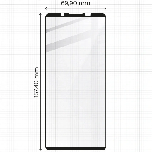 Szkło hartowane Bizon Glass Edge 2 do Sony Xperia 1 VI czarne