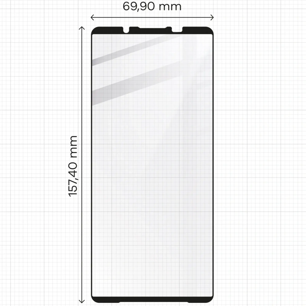 Hurtownia GSM - Bizon Glass Edge 2 Sony Xperia 1 VI fekete - BIZ5179 - {ean13} - Hurt