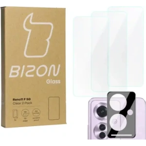 Hurtownia GSM - BIZON Clear 3x Bildschirmglas + Kameraglas für Oppo Reno11 F 5G - BIZ5184 - {ean13} - Hurt