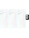 Hurtownia GSM - BIZON Clear 3x sticlă de protecție pentru ecran + sticlă pentru cameră Oppo Reno11 F 5G - BIZ5184 - {ean13} - Hurt