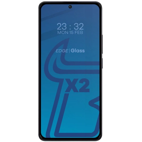 Szkło hartowane Bizon Glass Edge 2 3D Pack - [2 PACK] + ochrona na obiektyw Xiaomi Redmi Note 13 Pro+ 5G czarne