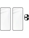 Hurtownia GSM - Bizon Glass Edge 2 3D Pack edzett üveg - [2 PACK] + lencse védelem Xiaomi Redmi Note 13 Pro+ 5G fekete - BIZ5186 - {ean13} - Hurt