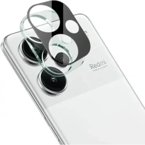 Szkło hartowane Bizon Glass Edge 2 3D Pack - [2 PACK] + ochrona na obiektyw Xiaomi Redmi Note 13 Pro+ 5G czarne