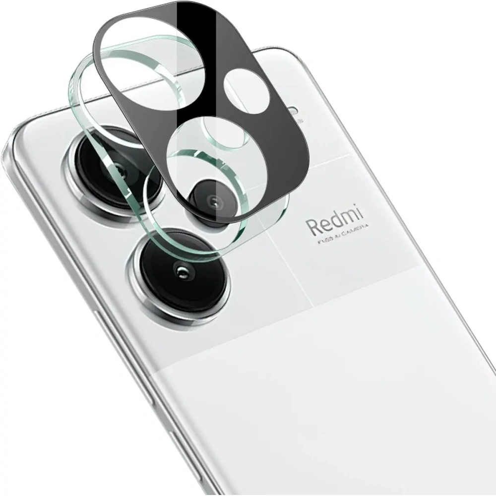 Hurtownia GSM - Bizon Glass Edge 2 3D Pack edzett üveg - [2 PACK] + lencse védelem Xiaomi Redmi Note 13 Pro+ 5G fekete - BIZ5186 - {ean13} - Hurt