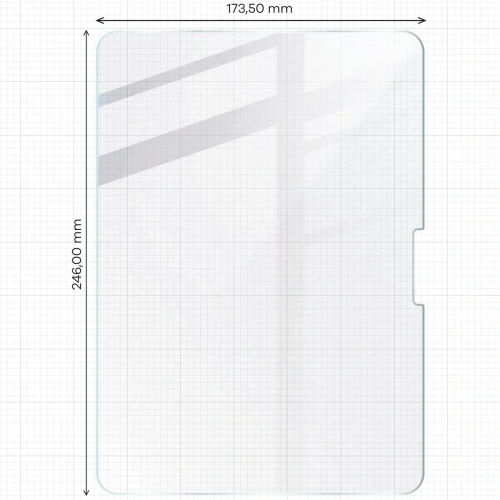 Folia imitująca papier Bizon Film Tab Papirus do iPad Pro 11" 5 gen. 2024 [2 PACK]