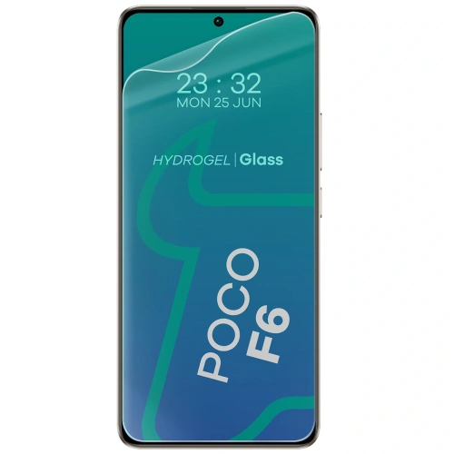 Folia hydrożelowa na ekran Bizon Glass Hydrogel Front do Xiaomi Poco F6 [2 PACK]