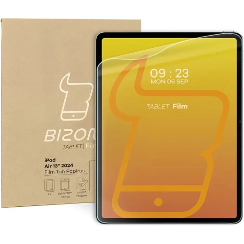 Folia imitująca papier Bizon Film Tab Papirus do iPad Air 13" 2024 [2 PACK]